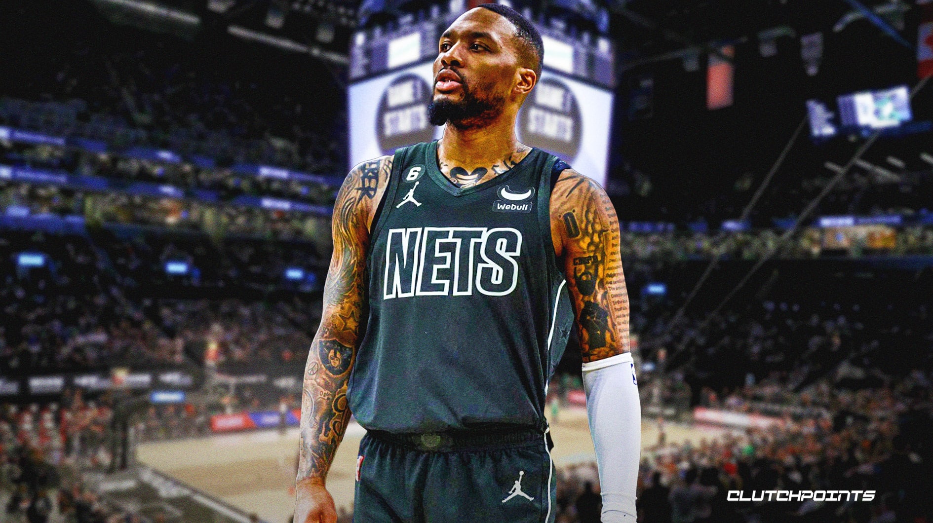 Damian lillard brooklyn sales nets