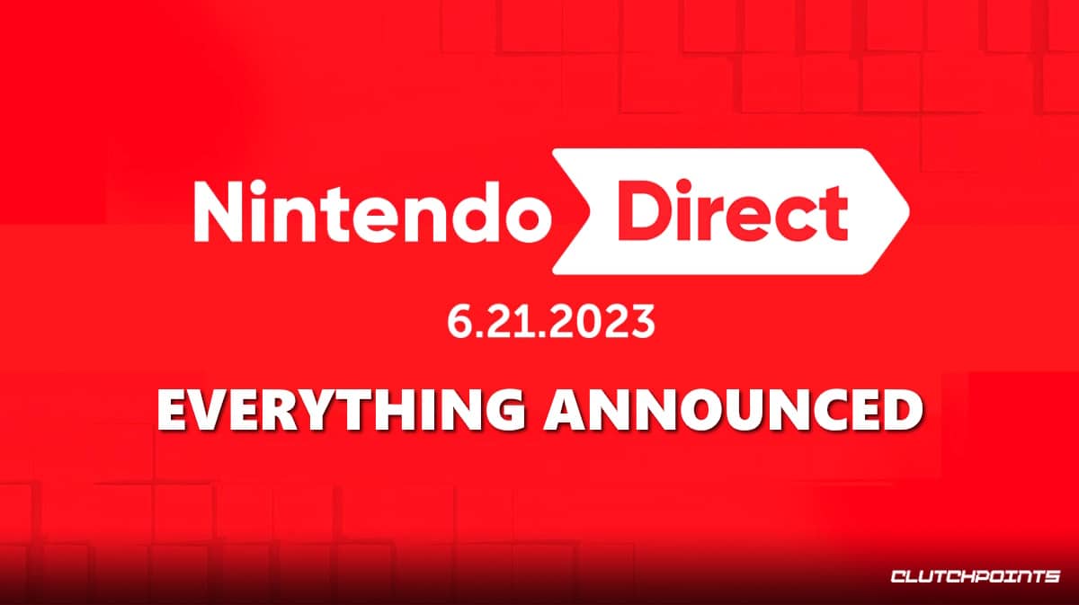 Nintendo Direct June 2023 Everything Announced