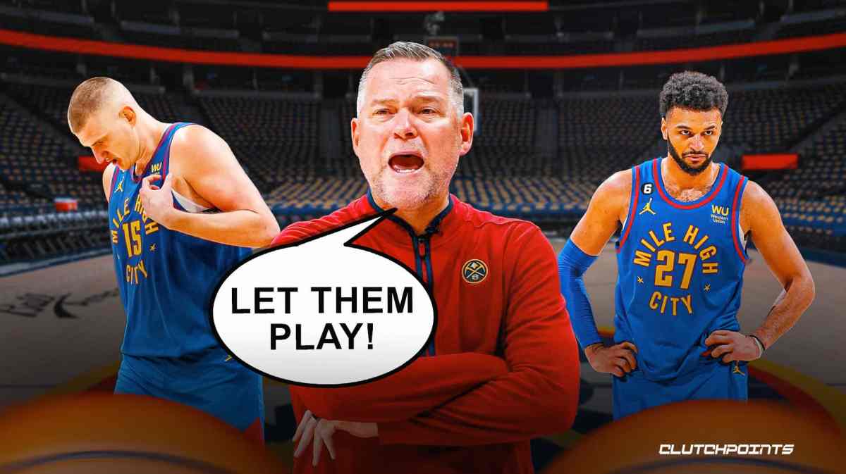 Michael Malone, Nikola Jokic, Jamal Murray, Denver Nuggets