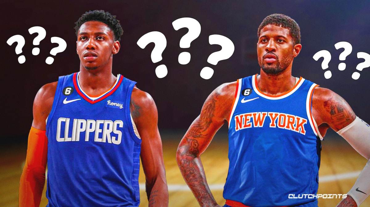 Paul George, RJ Barrett, Los Angeles Clippers, New York Knicks