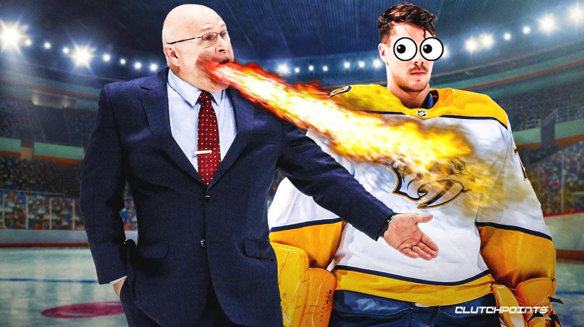 Barry Trotz, Juuse Saros, Predators