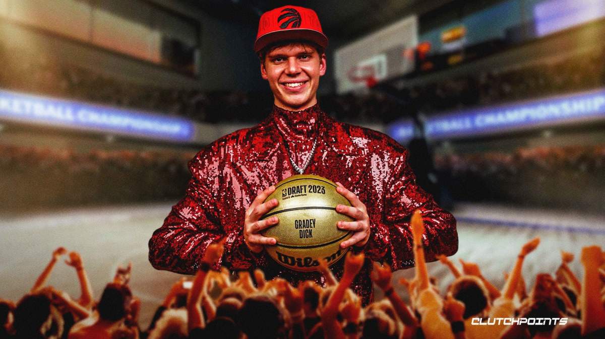 raptors, gradey dick, raptors gradey dick, raptors draft, gradey dick rookie