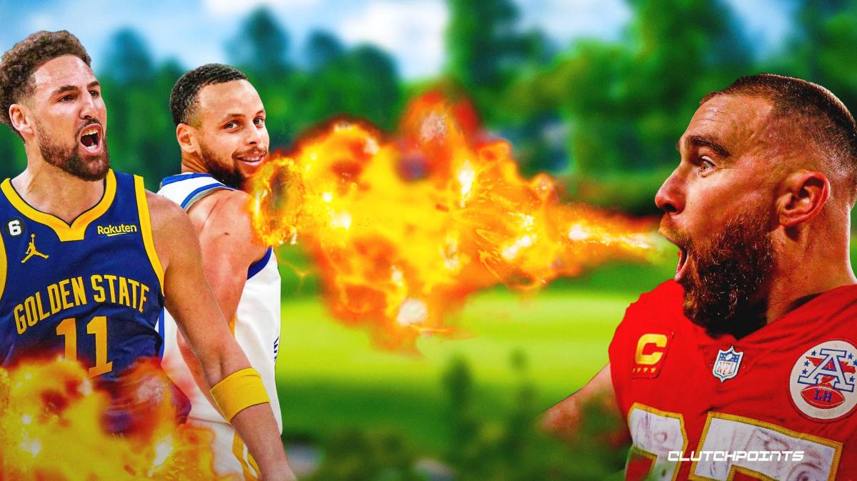 The Match, Travis Kelce, Stephen Curry, Klay Thompson, Patrick Mahomes