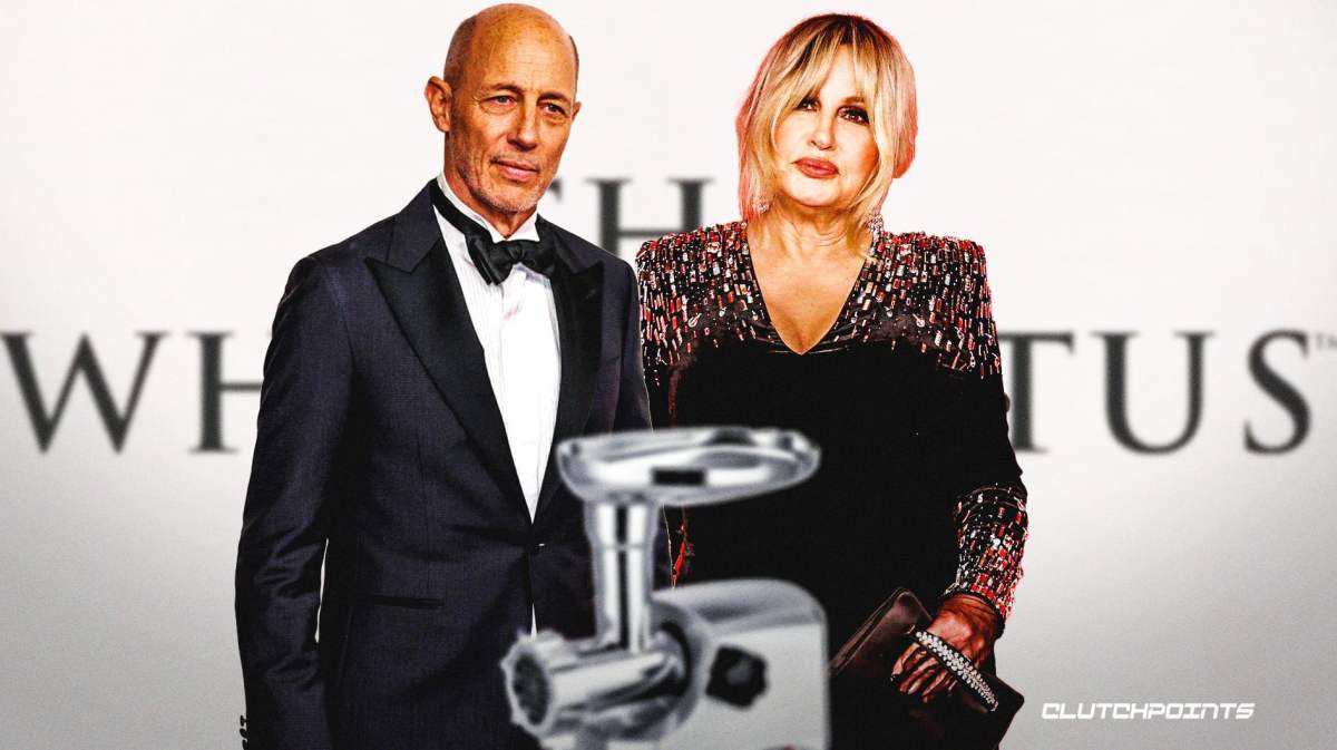 Jon Gries, Jennifer Coolidge, The White Lotus, meat grinder