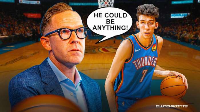 Thunder, Chet Holmgren, Sam Presti, Shai Gilgeous-Alexander, Josh Giddey