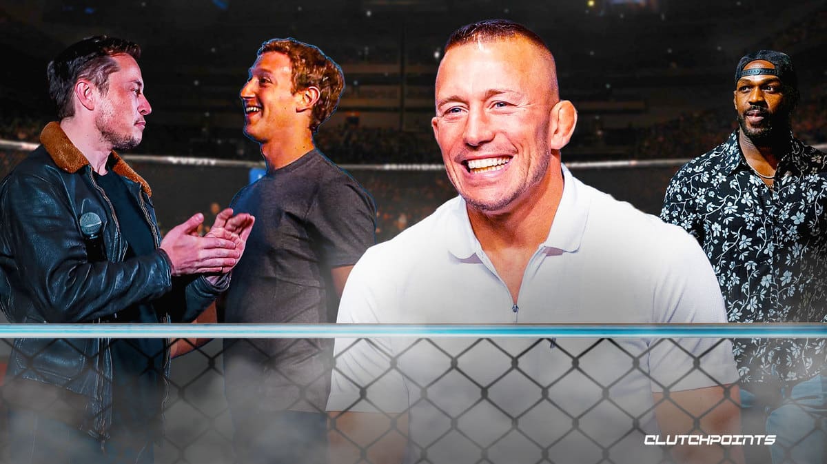 Elon Musk, Mark Zuckerberg, Jon Jones, Georges St-Pierre