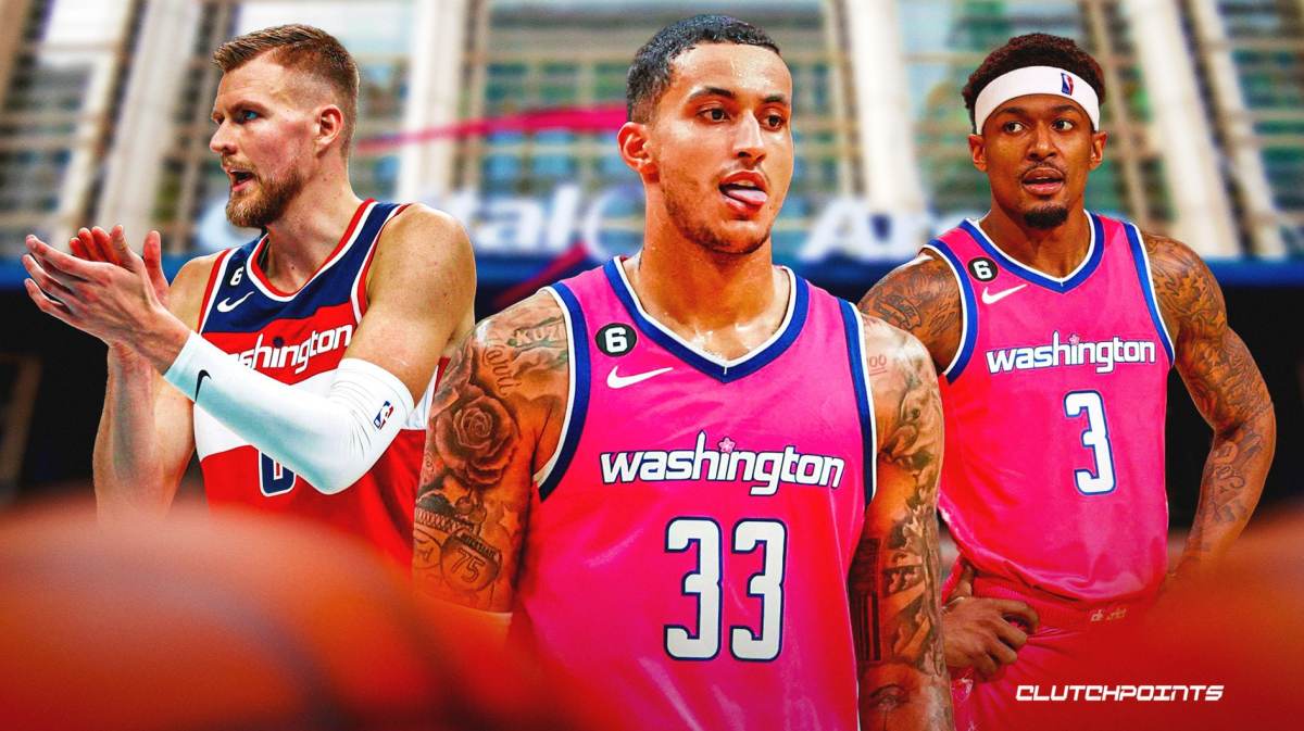 wizards, michael winger, kristaps porzingis, bradley beal, kyle kuzma