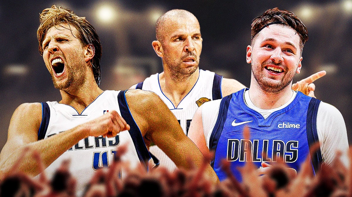 Dirk Nowitzki, Jason Kidd and Luka Doncic.