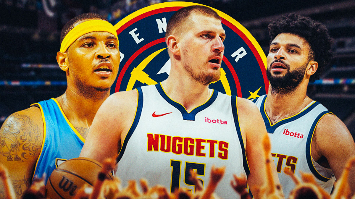 Carmelo Anthony, Nikola Jokic, and Jamal Murray.