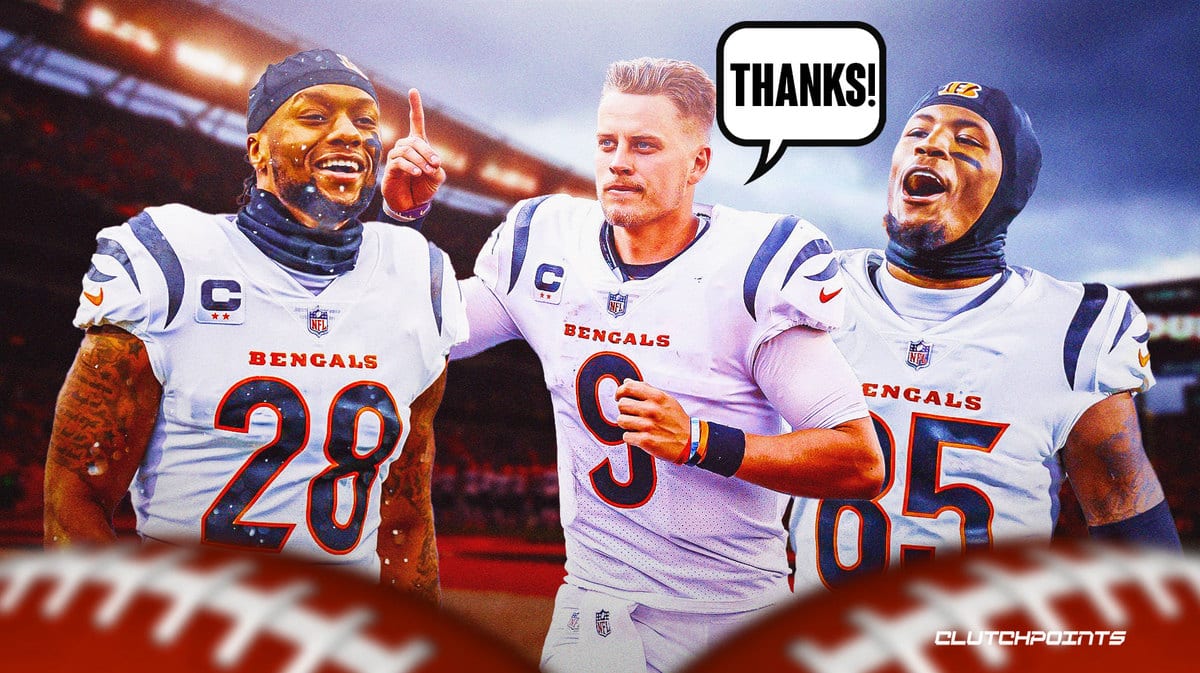Joe Mixon, Bengals, Joe Burrow, Tee Higgins