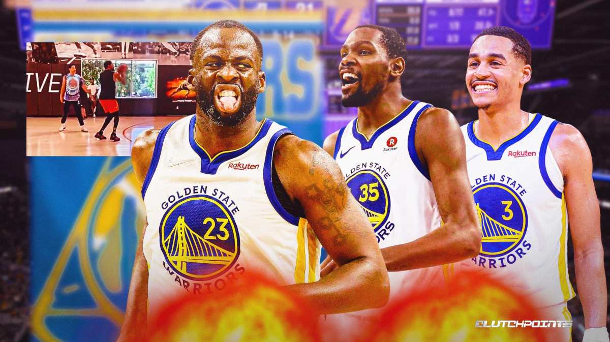 Draymond Green, Kevin Durant, Jordan Poole, Warriors