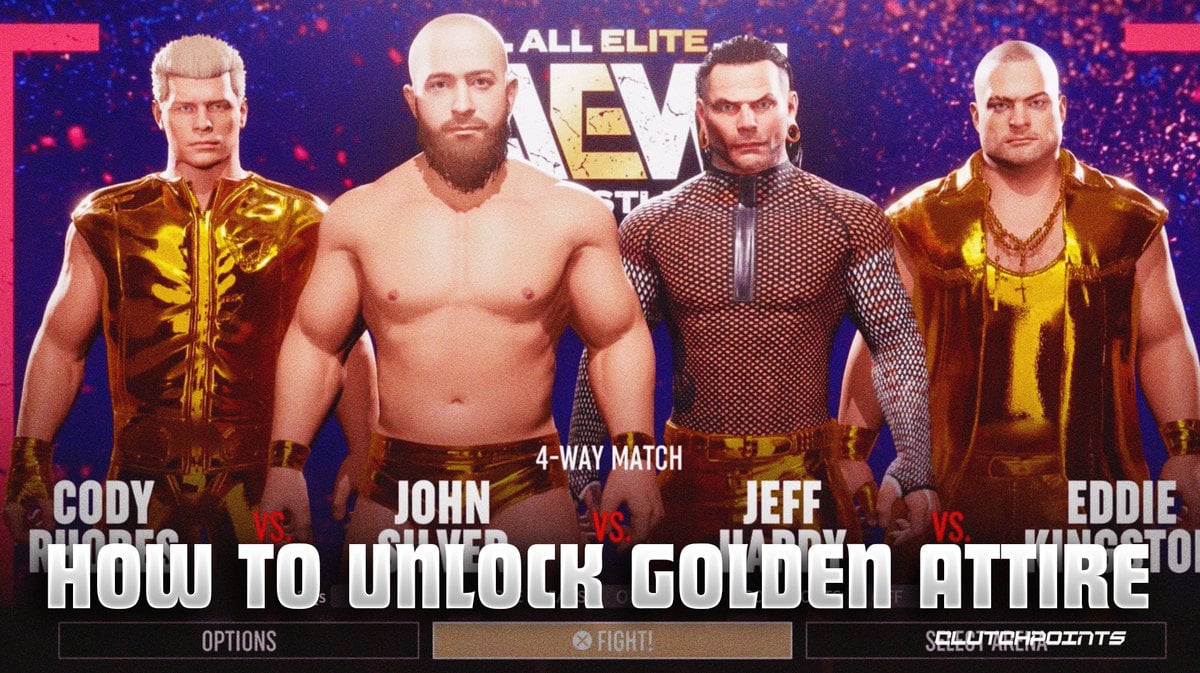 AEW Fight Forever - How To Unlock Golden Attire For Each Wrestler - AEW, Wrestlers, Golden Attire, Golden Outfit, AEW World Championship, AEW Women's World Championship, Kenny Omega, Jade Cargill