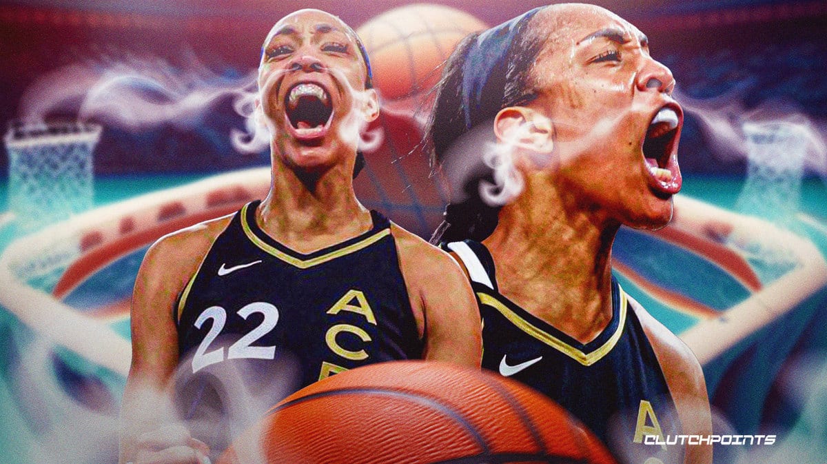 A'ja Wilson, Las Vegas Aces, Dallas Wings, A'ja Wilson block