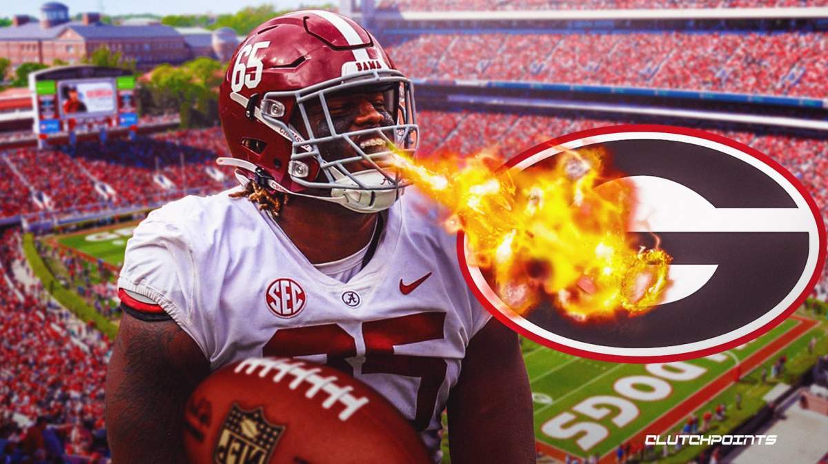 Alabama football, Georgia football, JC Latham, Alabama Georgia, College football
