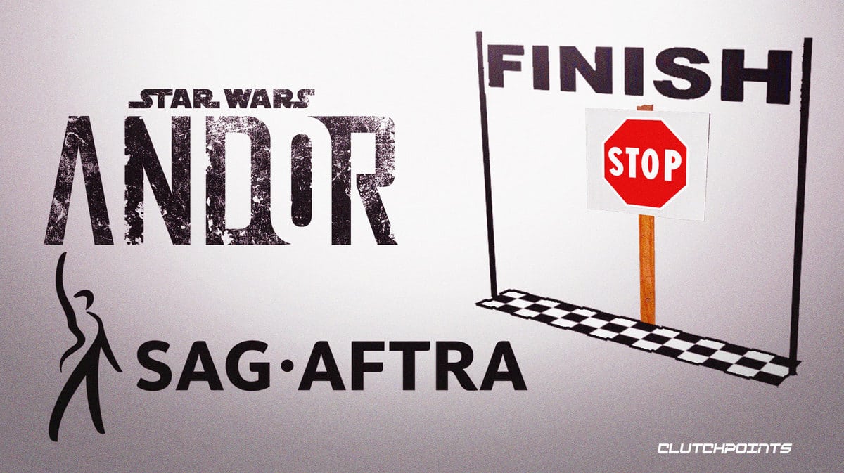 Star Wars, Andor, SAG-AFTRA strike, finish line, stop sign