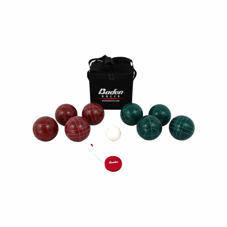 Baden Champions Bocce Ball 90mm Set on a white background.