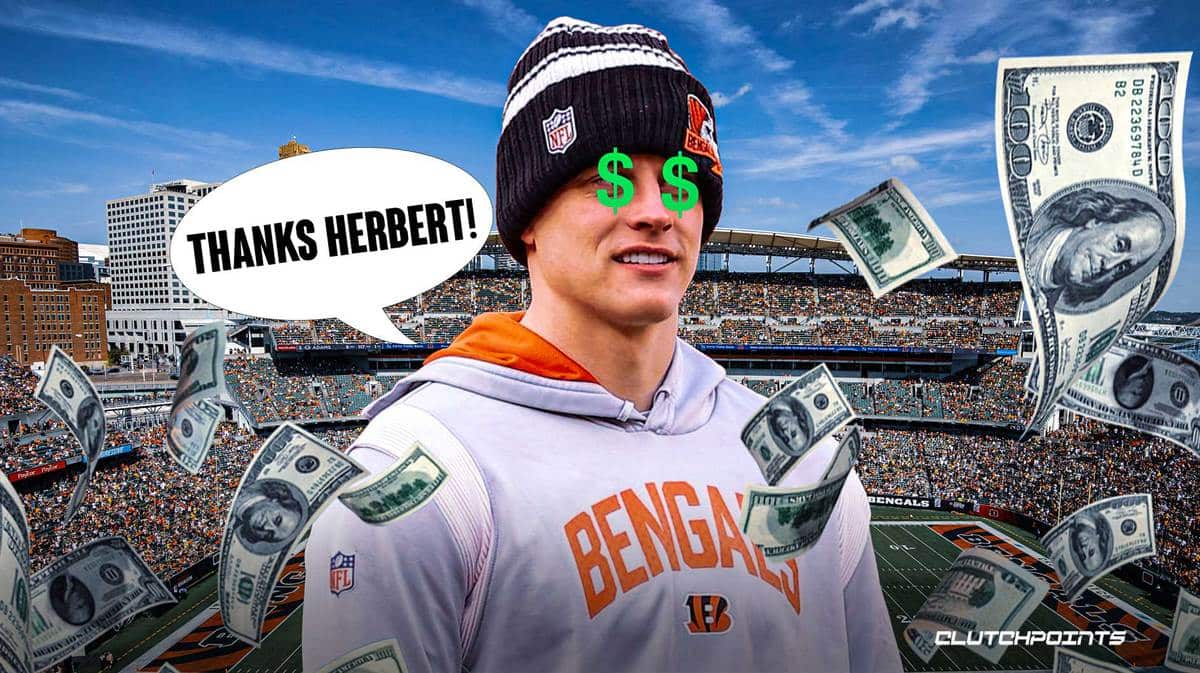 Joe Burrow, Cincinnati Bengals, Los Angeles Chargers, Justin Herbert, Justin Herbert contract, Joe Burrow contract