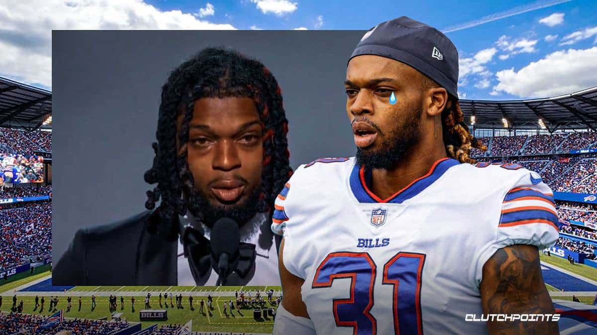 Damar Hamlin brought to tears while handing Bills medical staff ESPY award