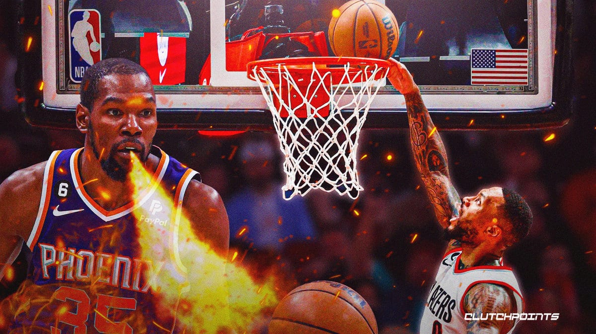 Blazers, Kevin Durant, Suns, Damian Lillard