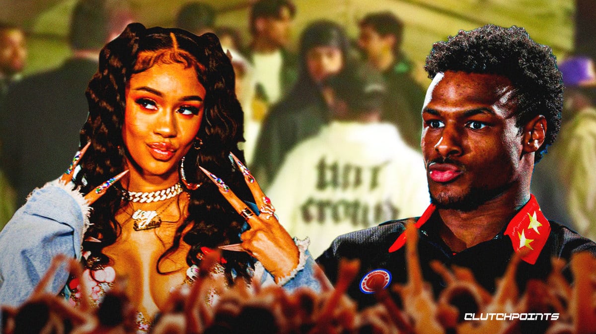 Bronny James, LeBron James, Saweetie, USC