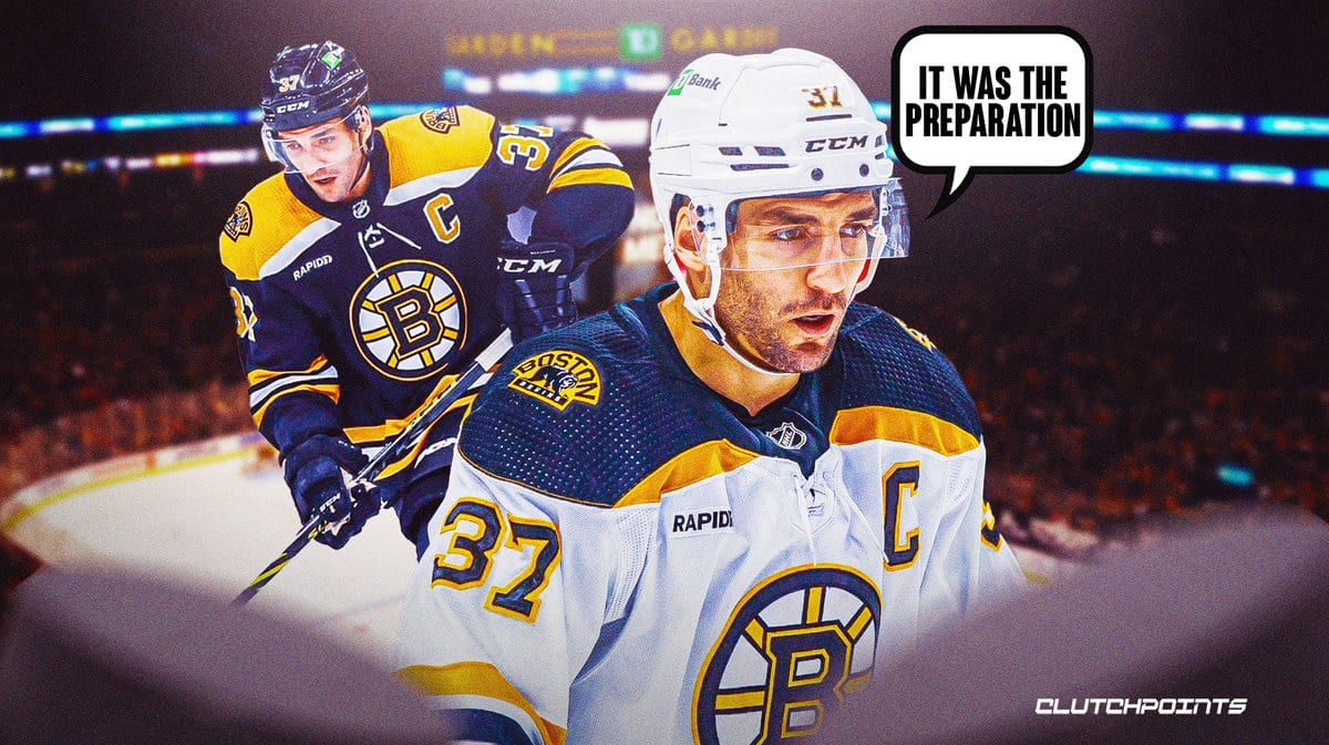 Imagining the Future of Bruins Forward Patrice Bergeron From His