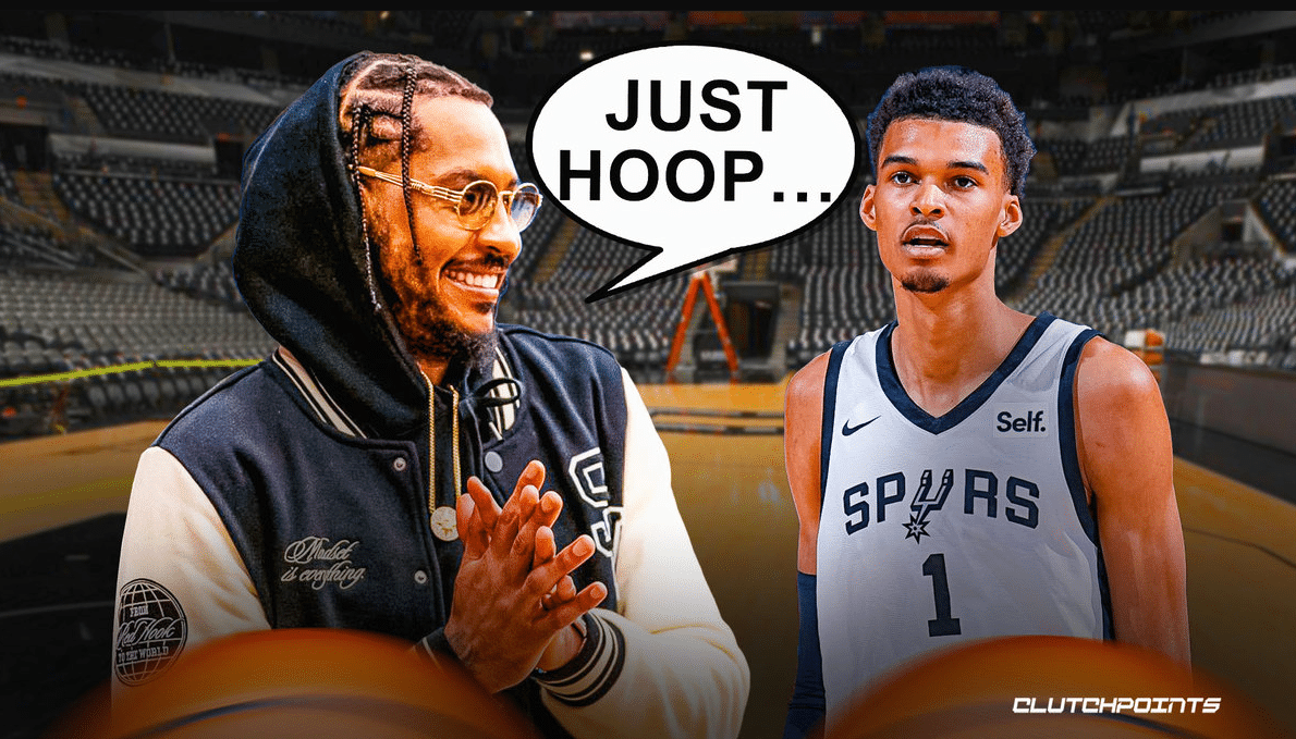 Victor Wembanyama, San Antonio Spurs, Carmelo Anthony