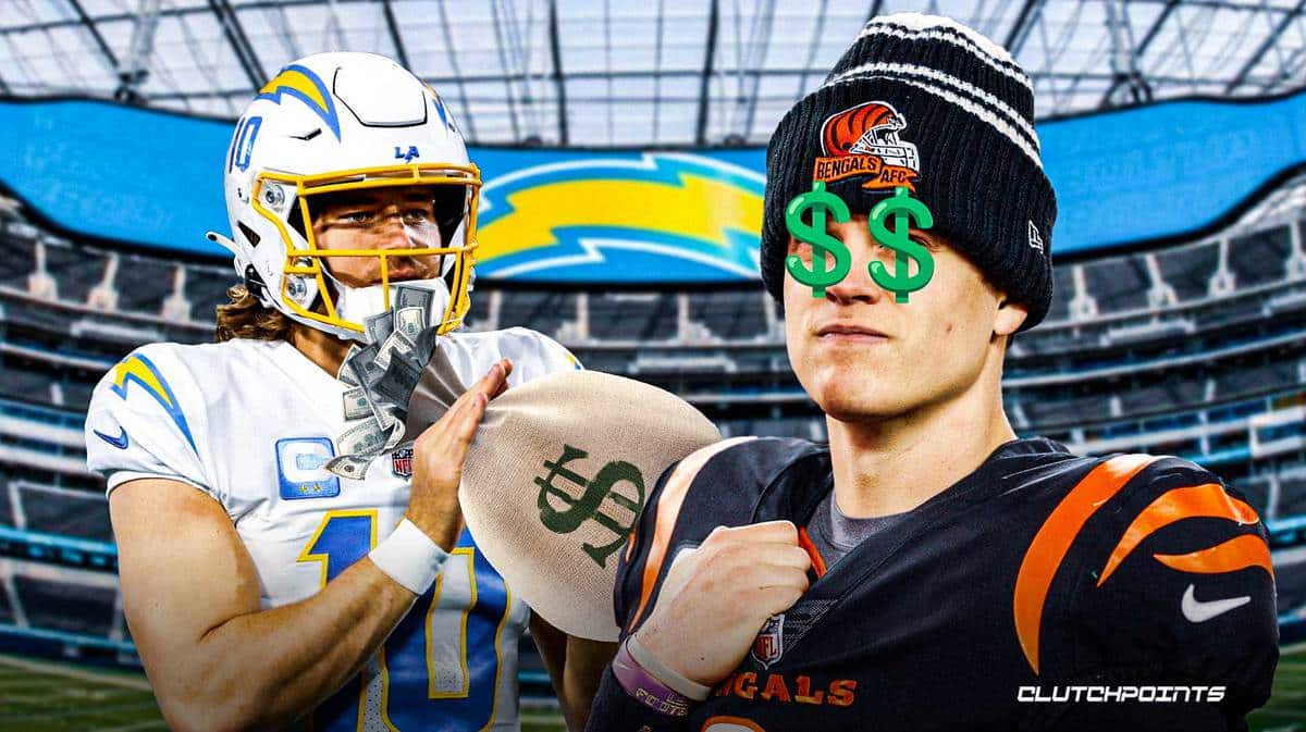 Chargers, Bengals, Justin Herbert, Joe Burrow, Justin Herbert contract