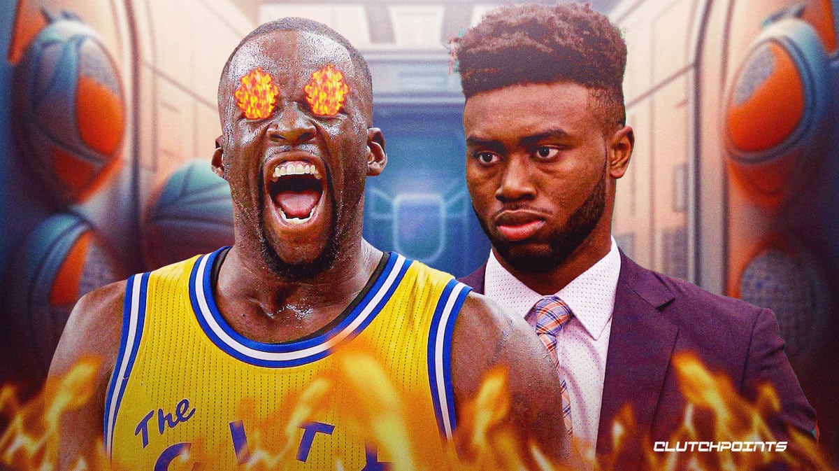 Draymond Green, Jaylen Brown, Boston Celtics, Golden State Warriors