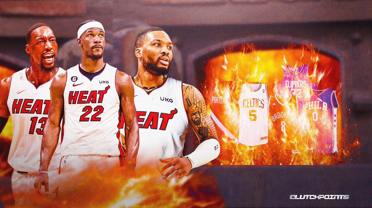 Damian Lillard, Jimmy Butler, Bam Adebayo, Blazers, Heat, trade, Clippers, Sixers, Nets, Celtics