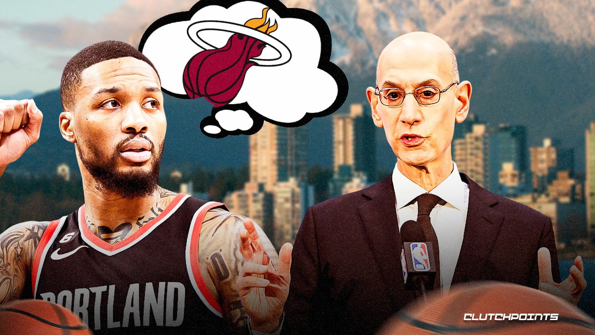 Miami Heat, Portland Trail Blazers, Damian Lillard, Adam Silver