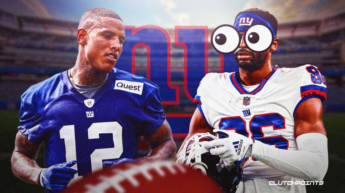 Giants, Darren Waller, Darius Slayton, Darren Waller Giants, Giants training camp