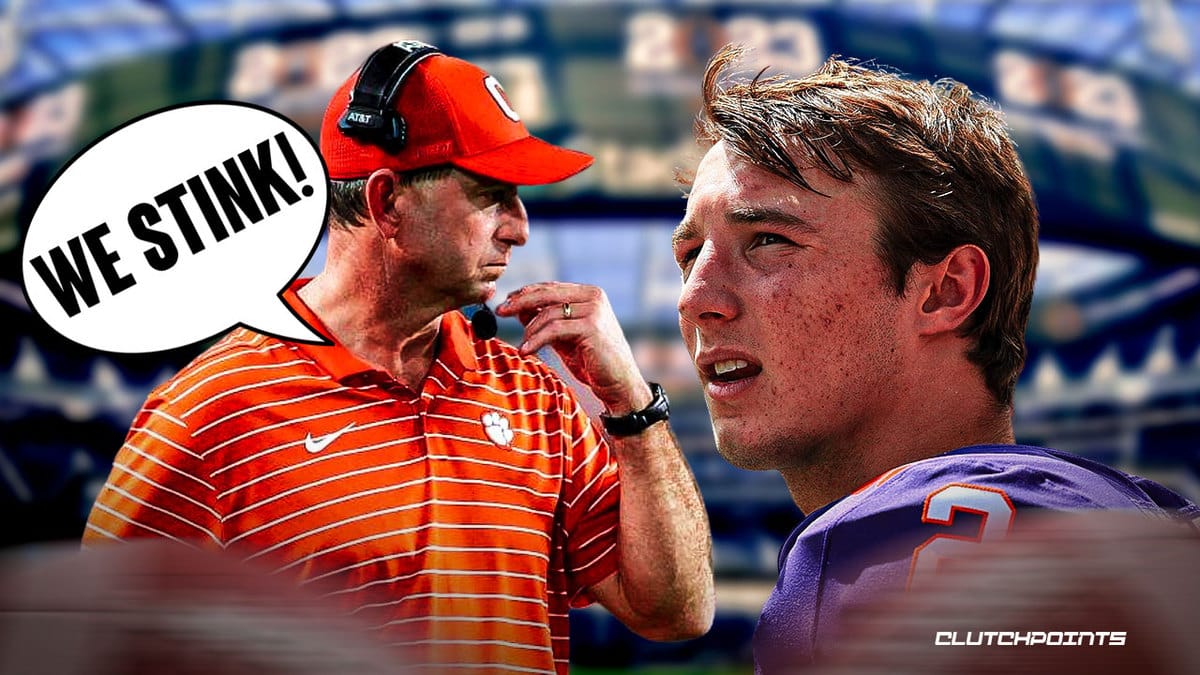 Dabo Swinney, Cade Klubnik, Clemson football