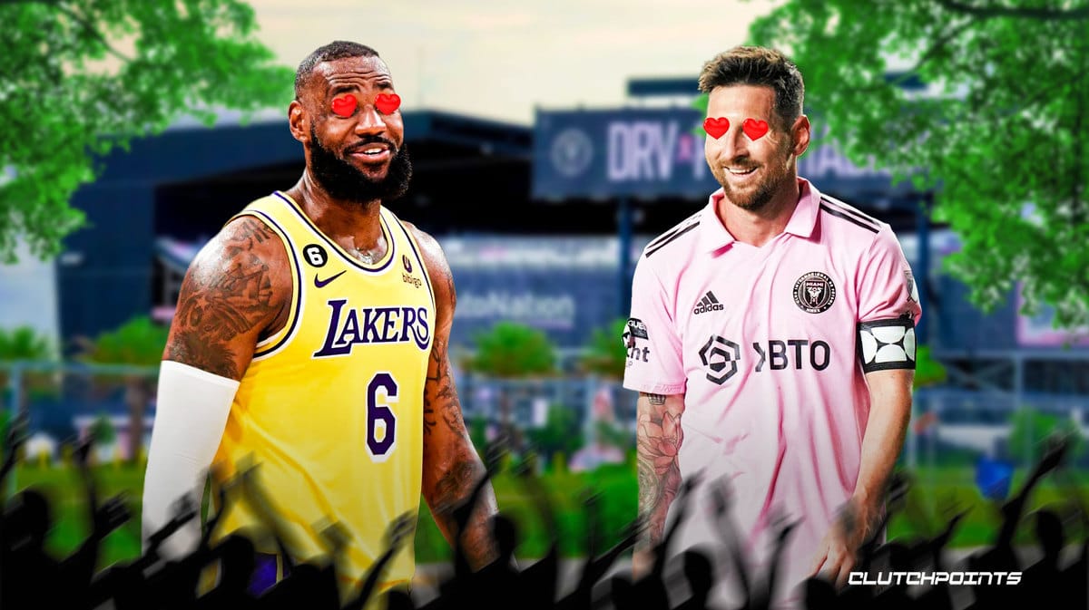Lionel Messi, LeBron James, Inter Miami, Los Angeles Lakers