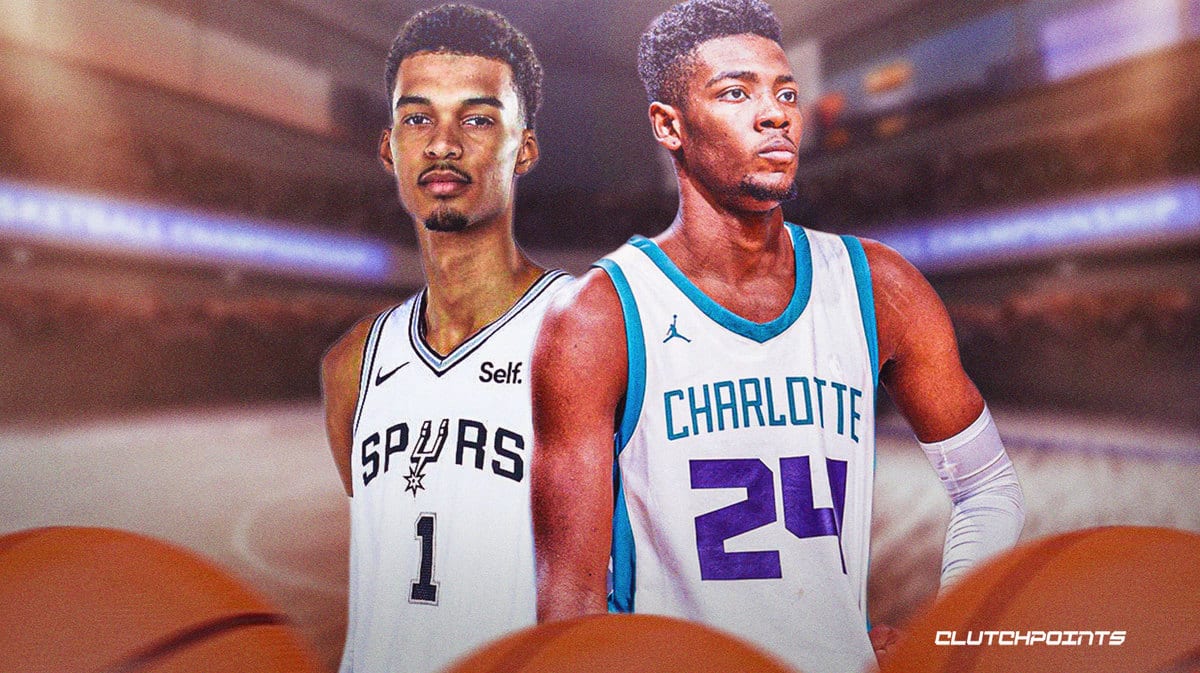 Victor Wembanyama, Brandon Millers, San Antonio Spurs, Charlotte Hornets, NBA Summer League