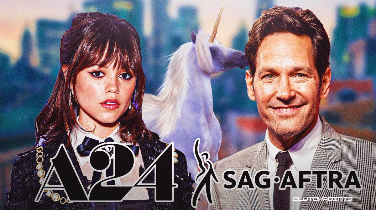 Jenna Ortega, A24, unicorn, Paul Rudd, SAG-AFTRA