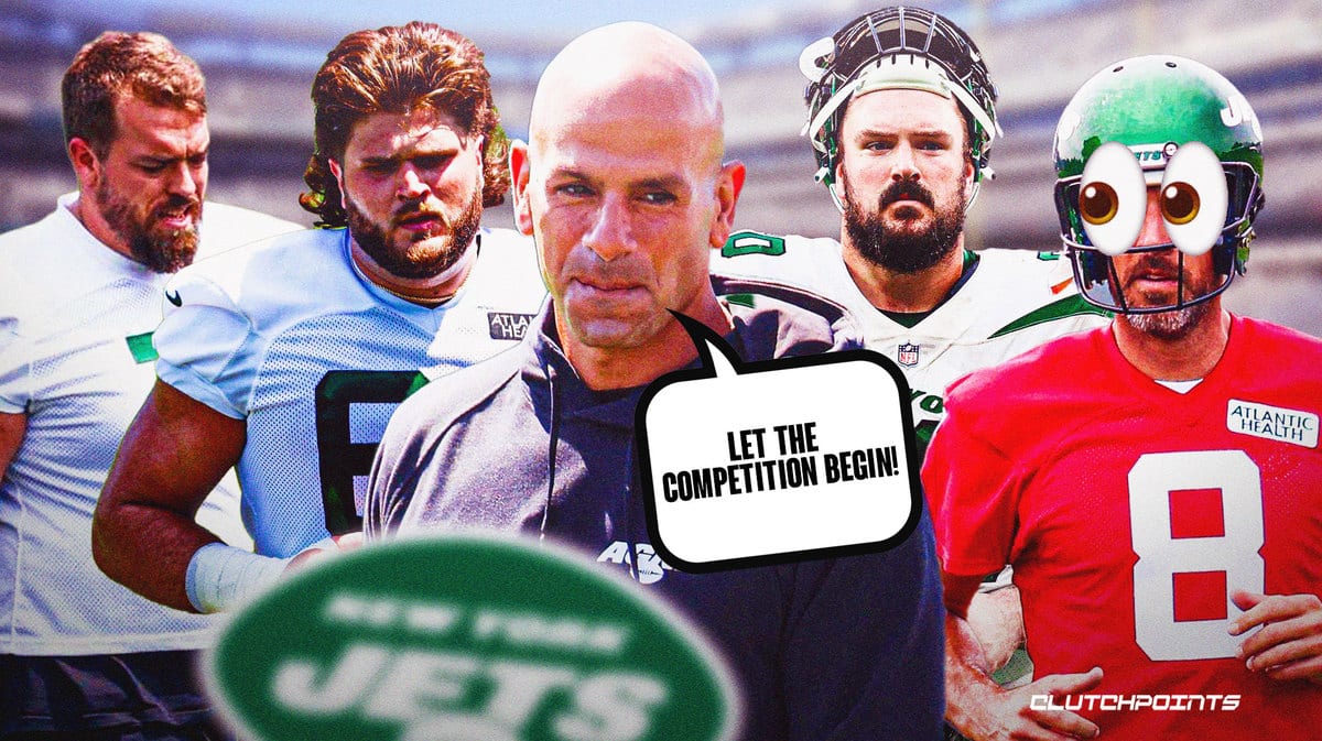 Jets, Robert Saleh, Aaron Rodgers, Joe Tippmann, Connor McGovern