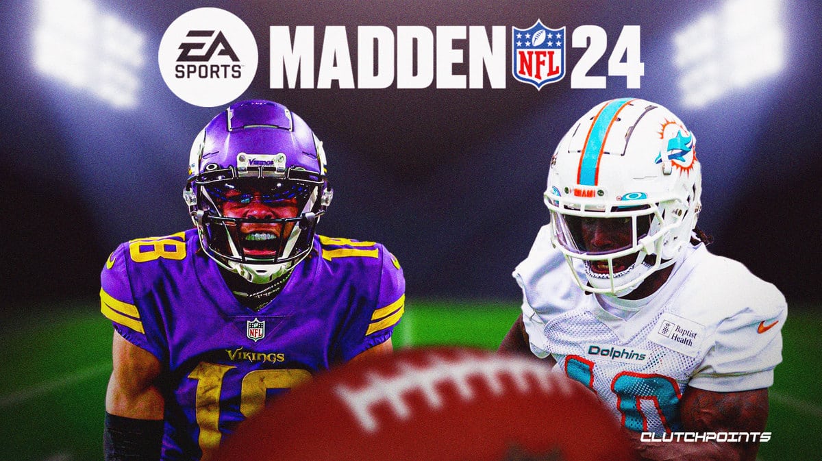 Justin Jefferson, Tyreek Hill Dominate Madden 24 WR Ratings