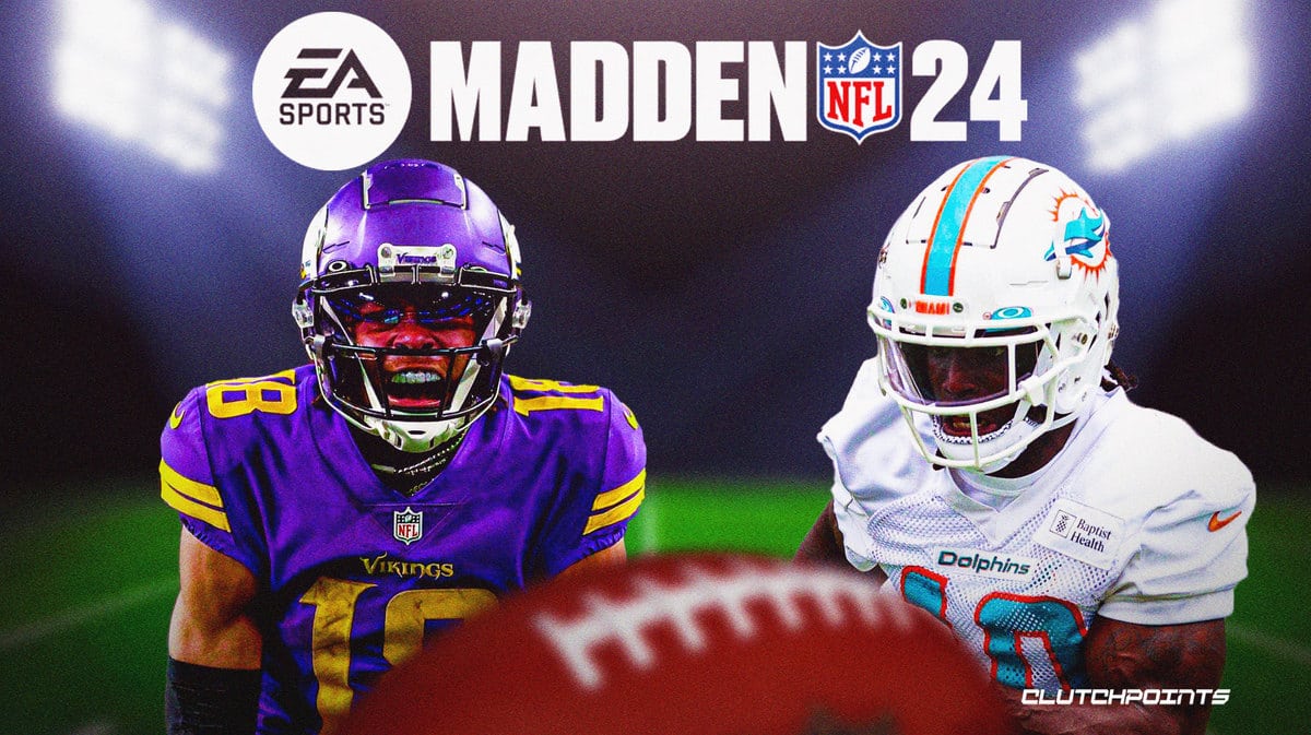 Justin Jefferson, Tyreek Hill Dominate Madden 24 WR Ratings - Madden, NFL, Minnesota Vikings, Miami Dolphins, Tyreek Hill, Rating, Rating Reveal, Get Up, First Take, ESPN, NFL Live, SportsCenter