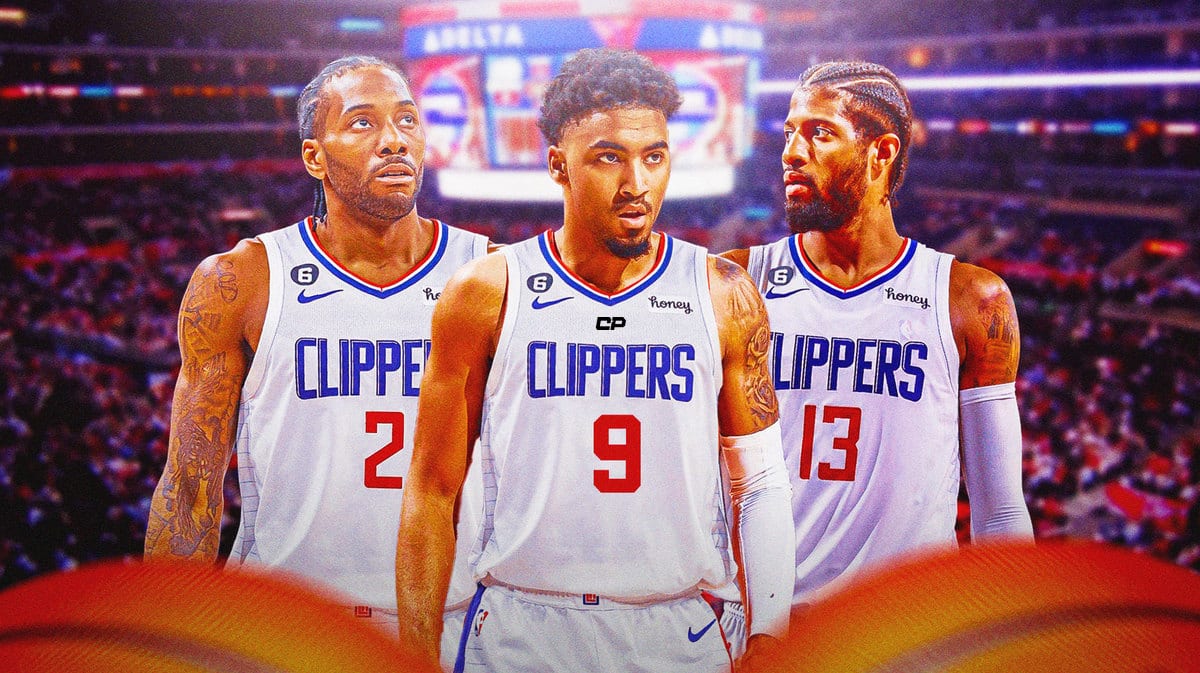 KJ Martin, Kawhi Leonard, Paul George, Los Angeles Clippers