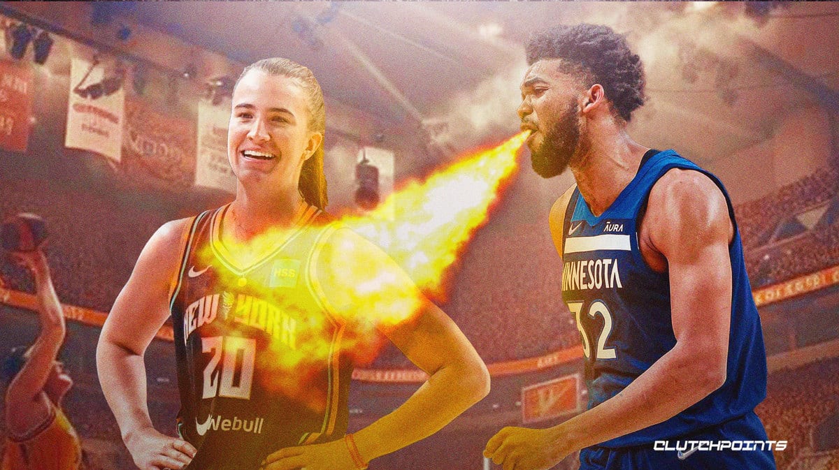 Karl-Anthony Towns, Sabrina Ionescu, Minnesota Timberwolves
