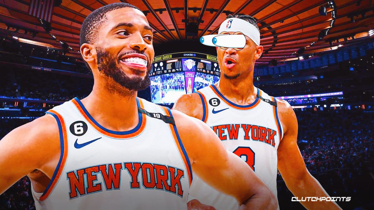 Donte DiVincenzo, Mikal Bridges, New York Knicks, Josh Hart, Brooklyn Nets