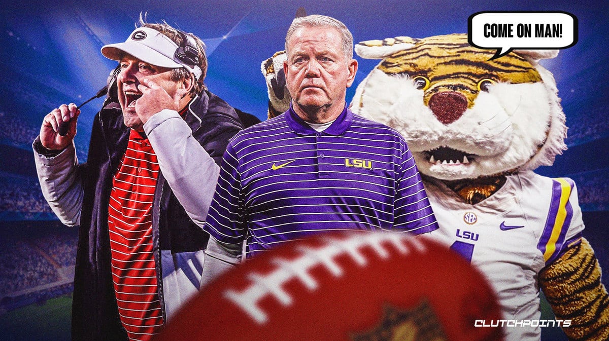 LSU football, Brian Kelly, Georgia football, Brian Kelly LSU, LSU Georgia