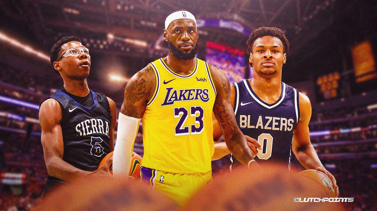 LeBron James' take on NBA team-up with Bronny, Bryce