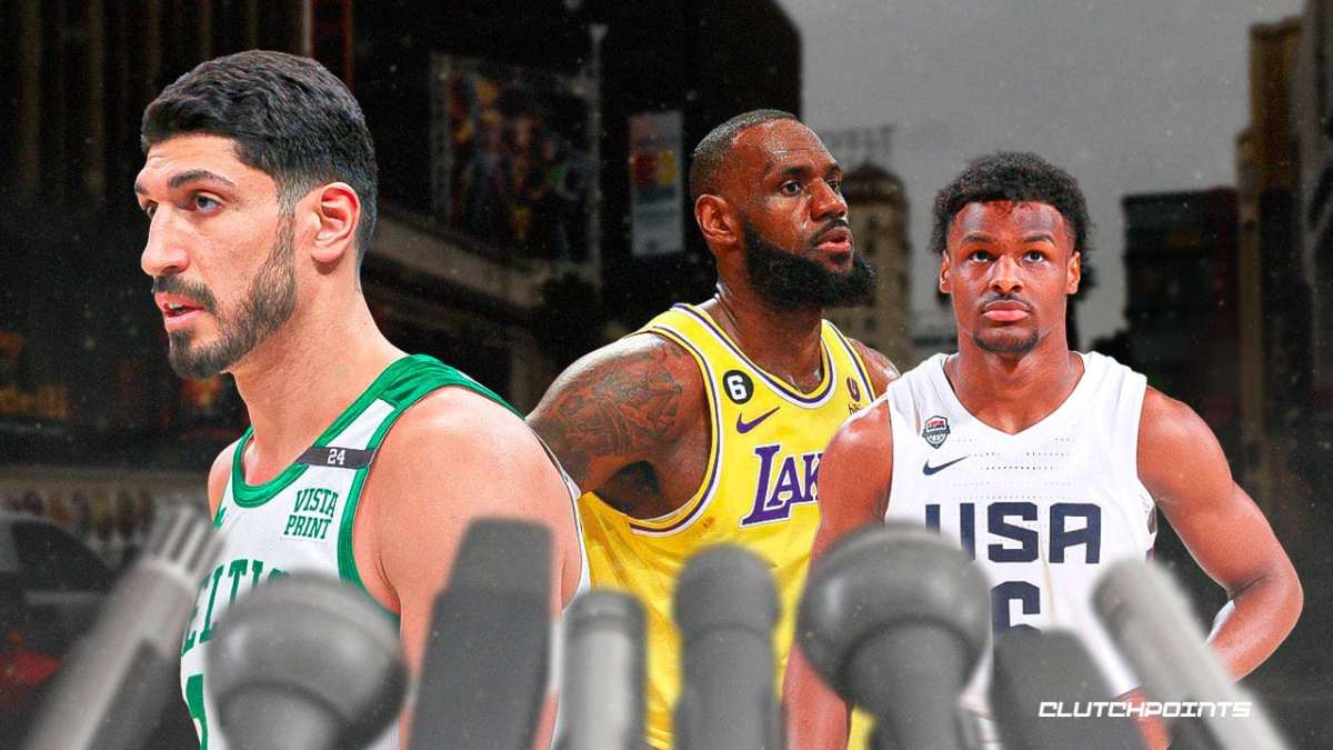 Lakers, Enes Freedom, LeBron James, Bronny James