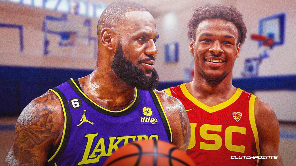 LeBron James, Bronny James, USC Basketball, Los Angeles Lakers