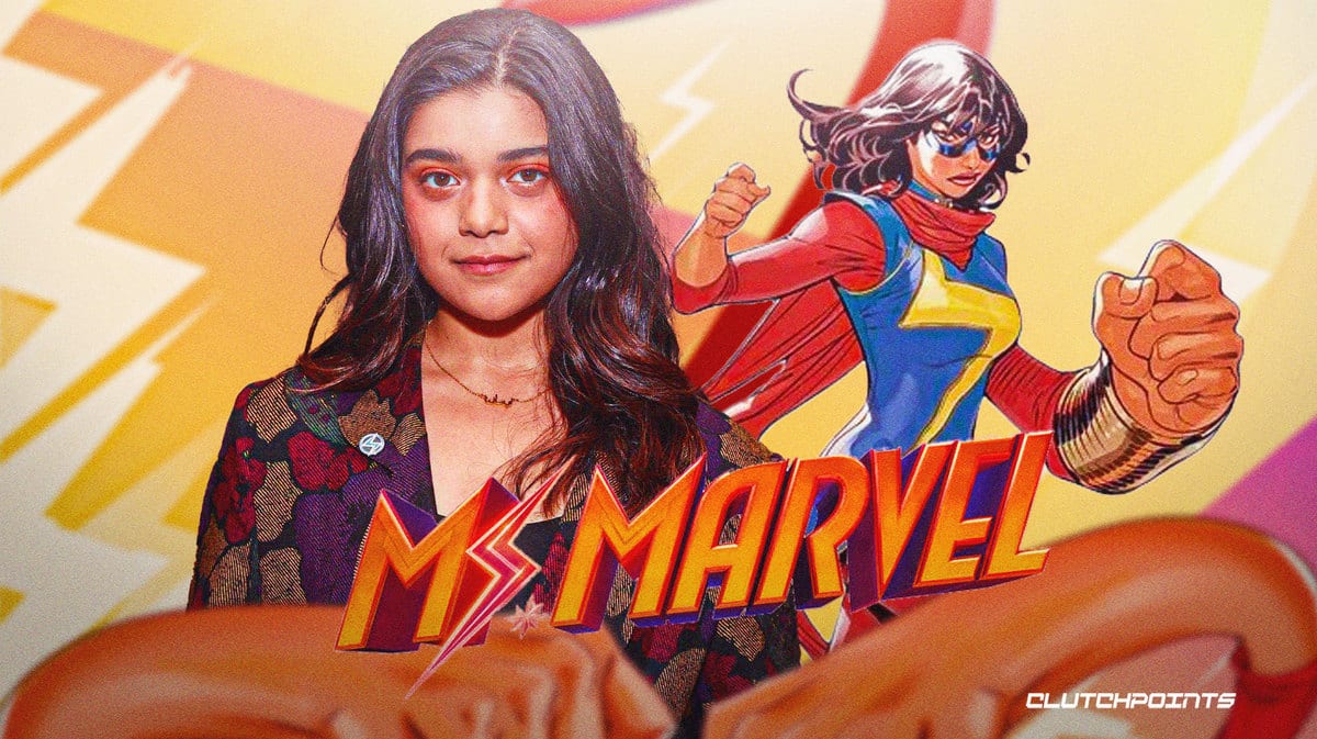 Iman Vellani, MCU series Ms. Marvel logo, Ms. Marvel