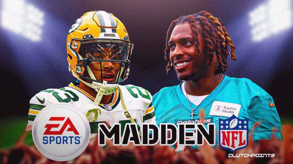 Madden 24 - Jalen Ramsey, Jaire Alexander Dominate Top CB Ratings -Jaire Alexander, Jalen Ramsey, Madden NFL, Miami Dolphins, Green Bay Packers, Minnesota Vikings, L.A. Rams, Kansas City Chiefs, Travis Kelce, Madden 99 Club, Madden Ratings