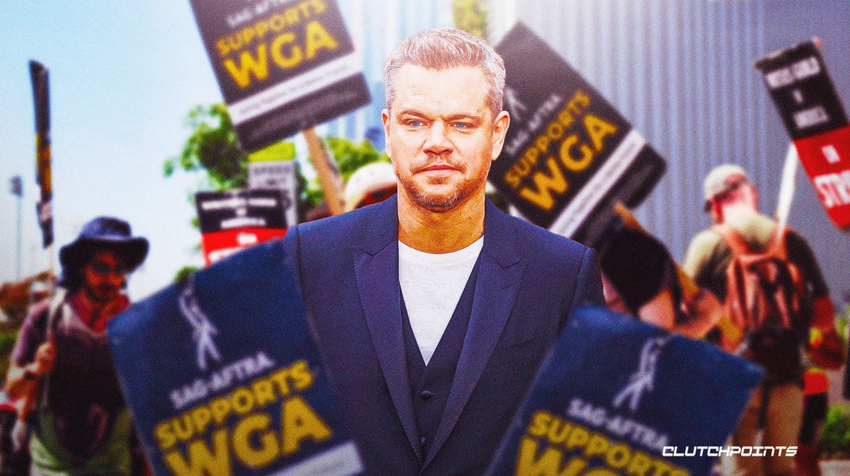 Matt Damon, SAG-AFTRA strike