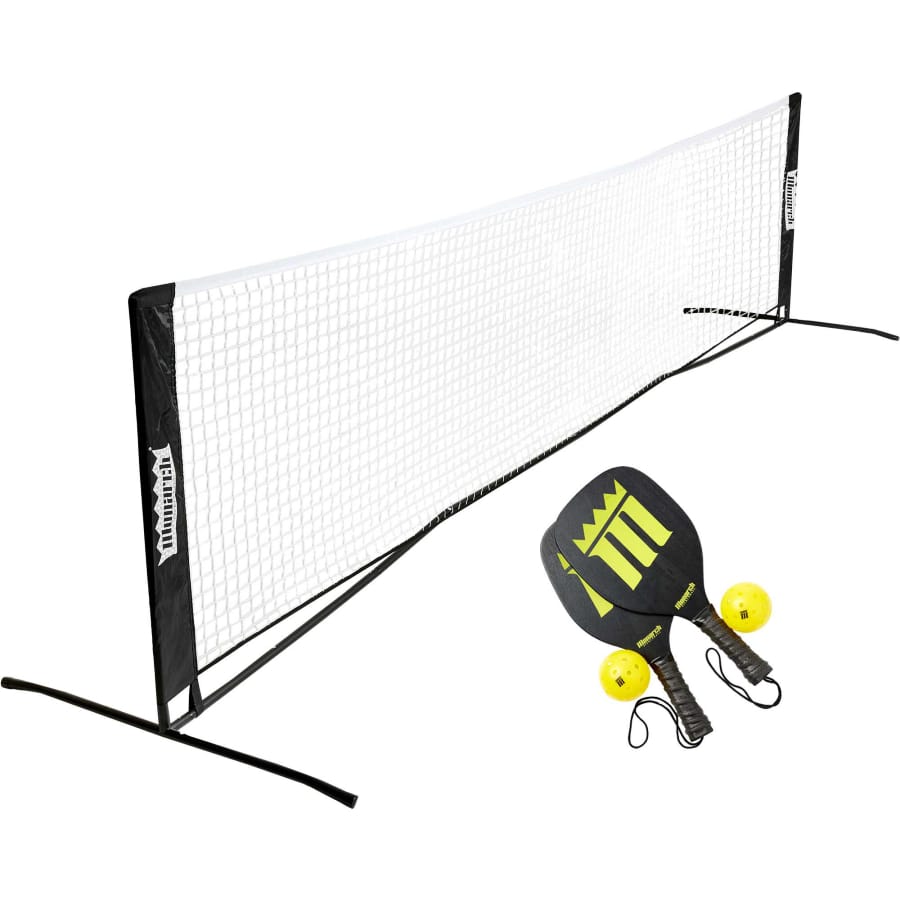 Monarch complete pickleball game set on a white background.