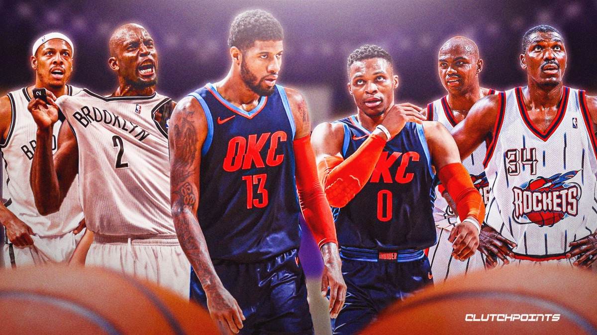 NBA, NBA trios, Thunder, Nets, Rockets